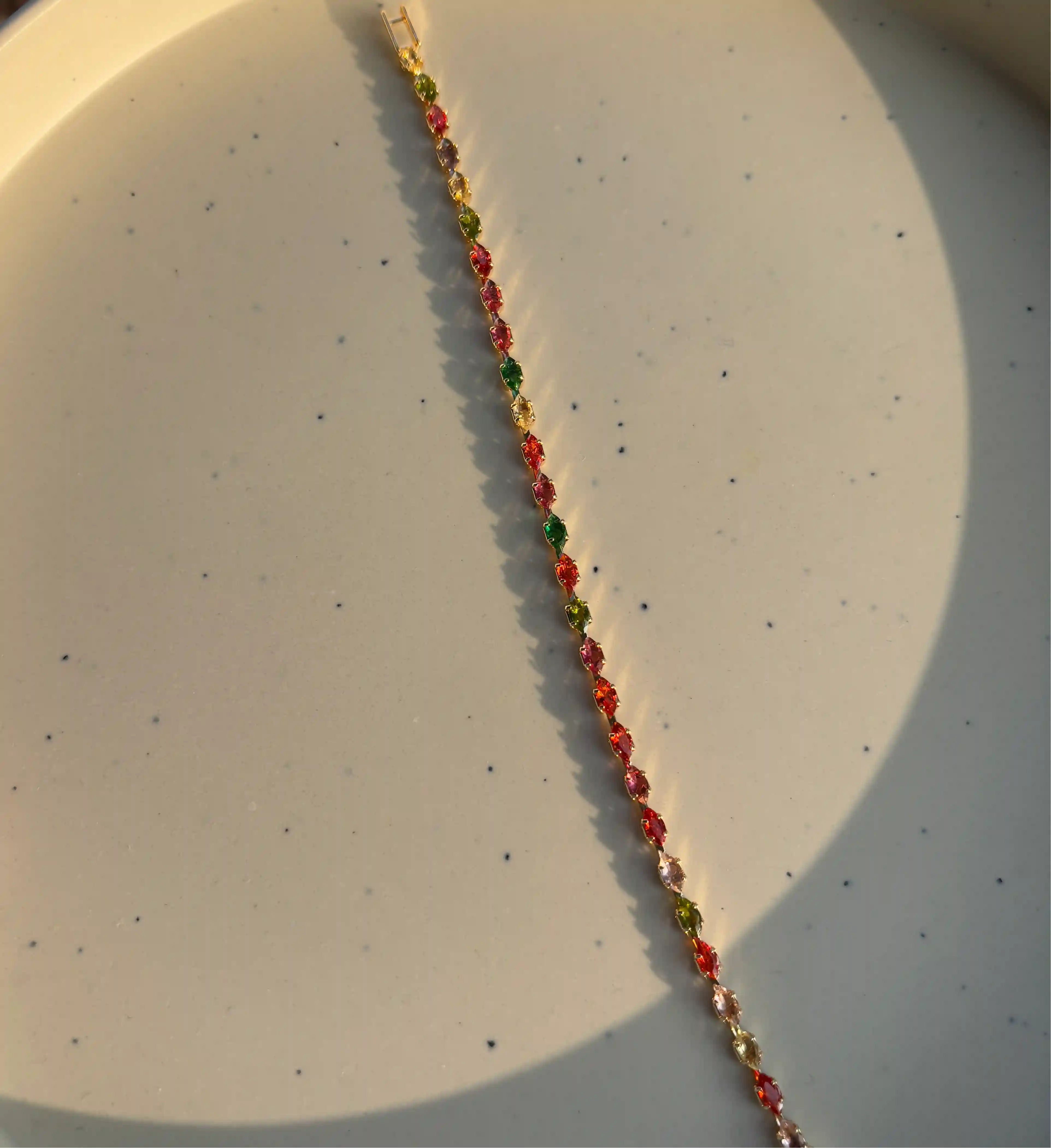 Rainbow Gemstone Bracelet