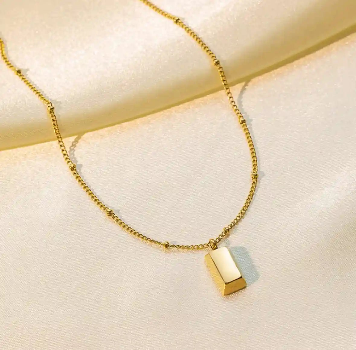 Gold Bar Necklace