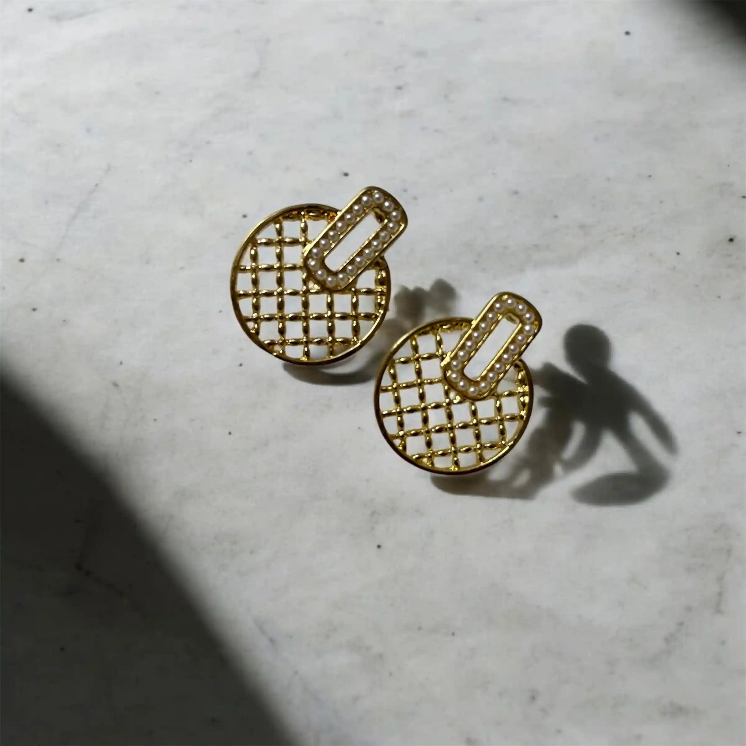 Golden waffle