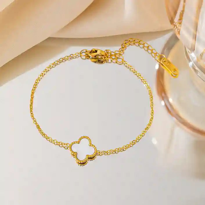 White Clover Bracelet