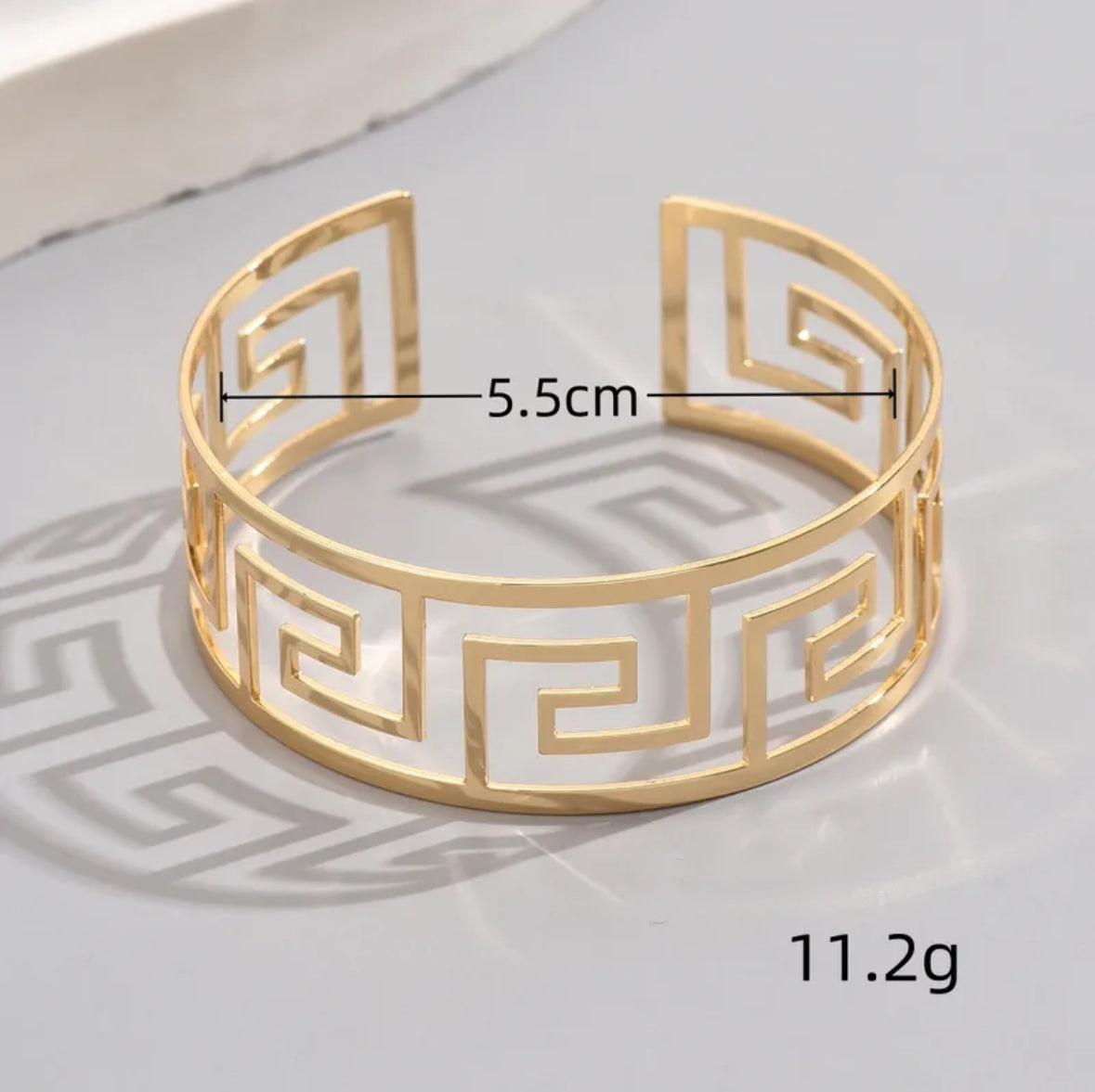 Golden Maze Cuff