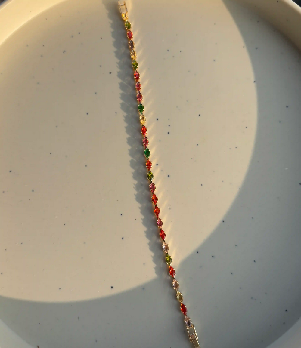 Rainbow Gemstone Bracelet
