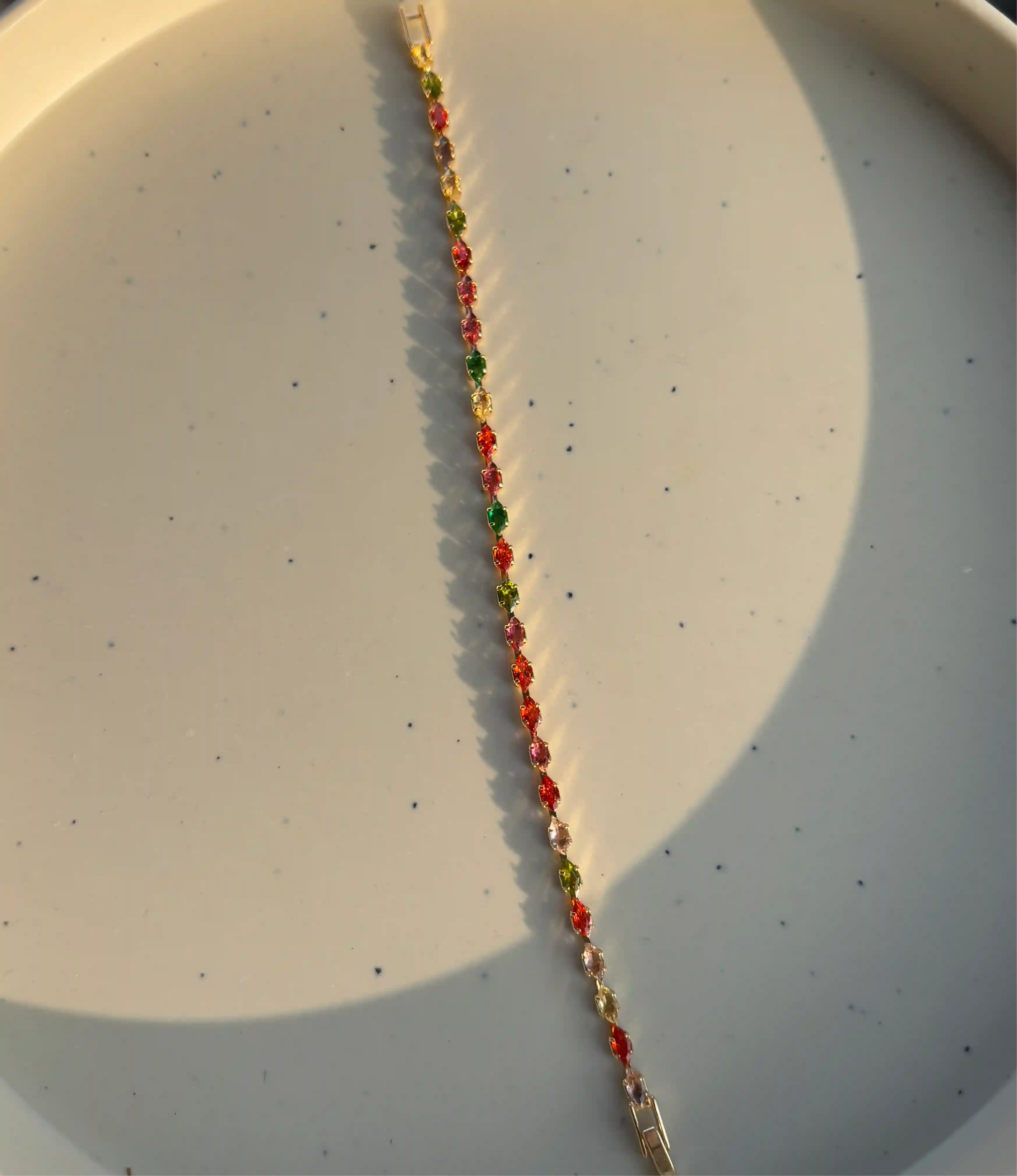 Rainbow Gemstone Bracelet