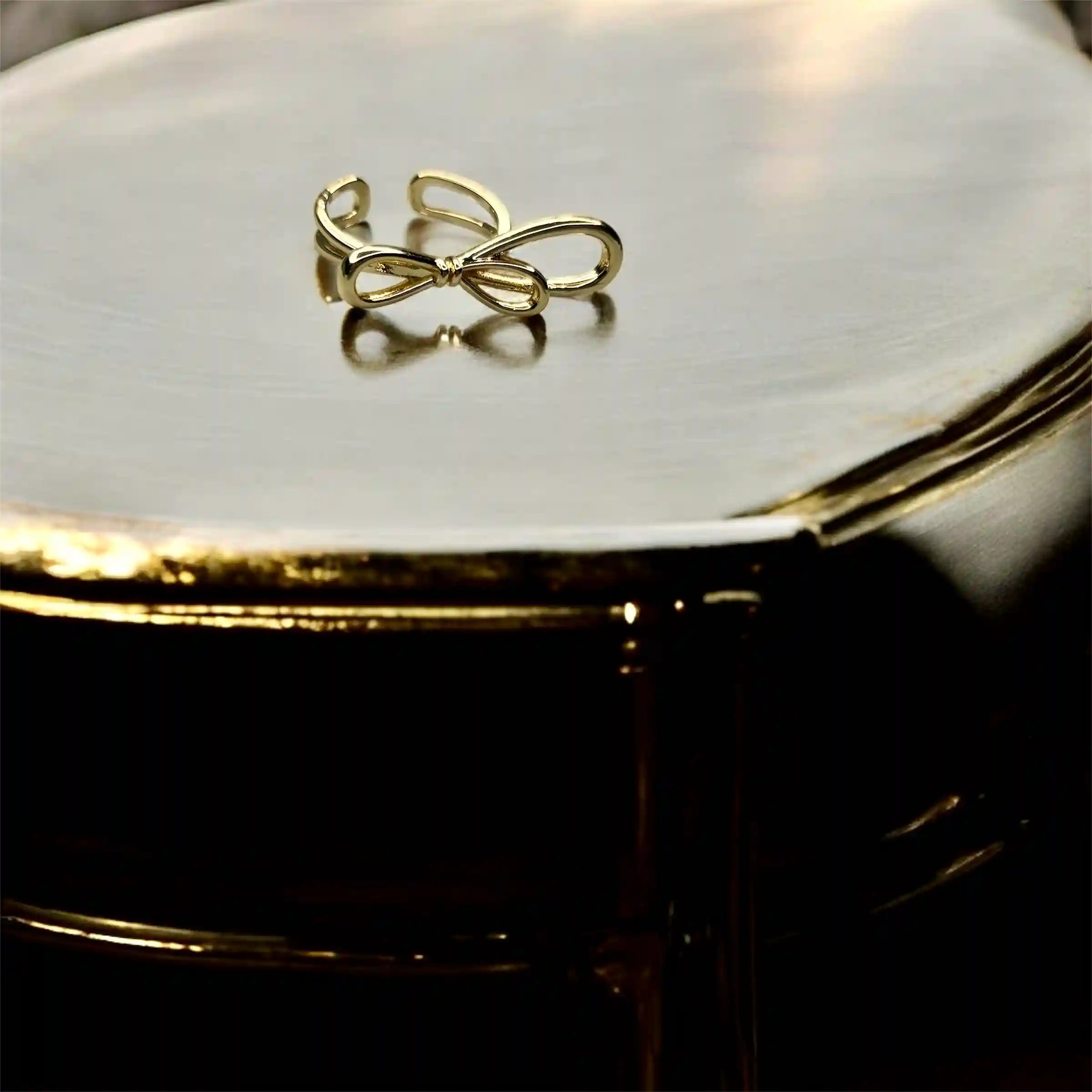 Golden Bow Ring