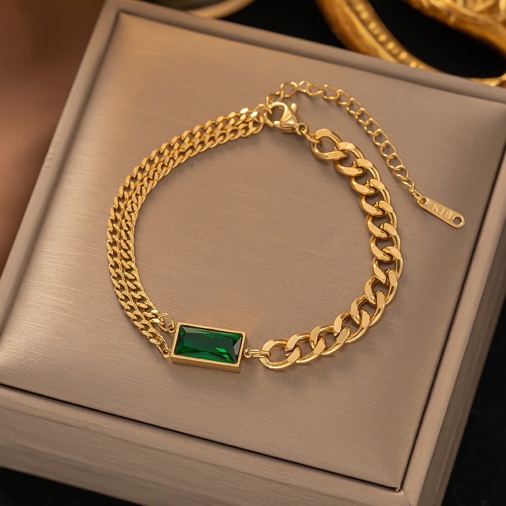 Green Serpent Bracelet