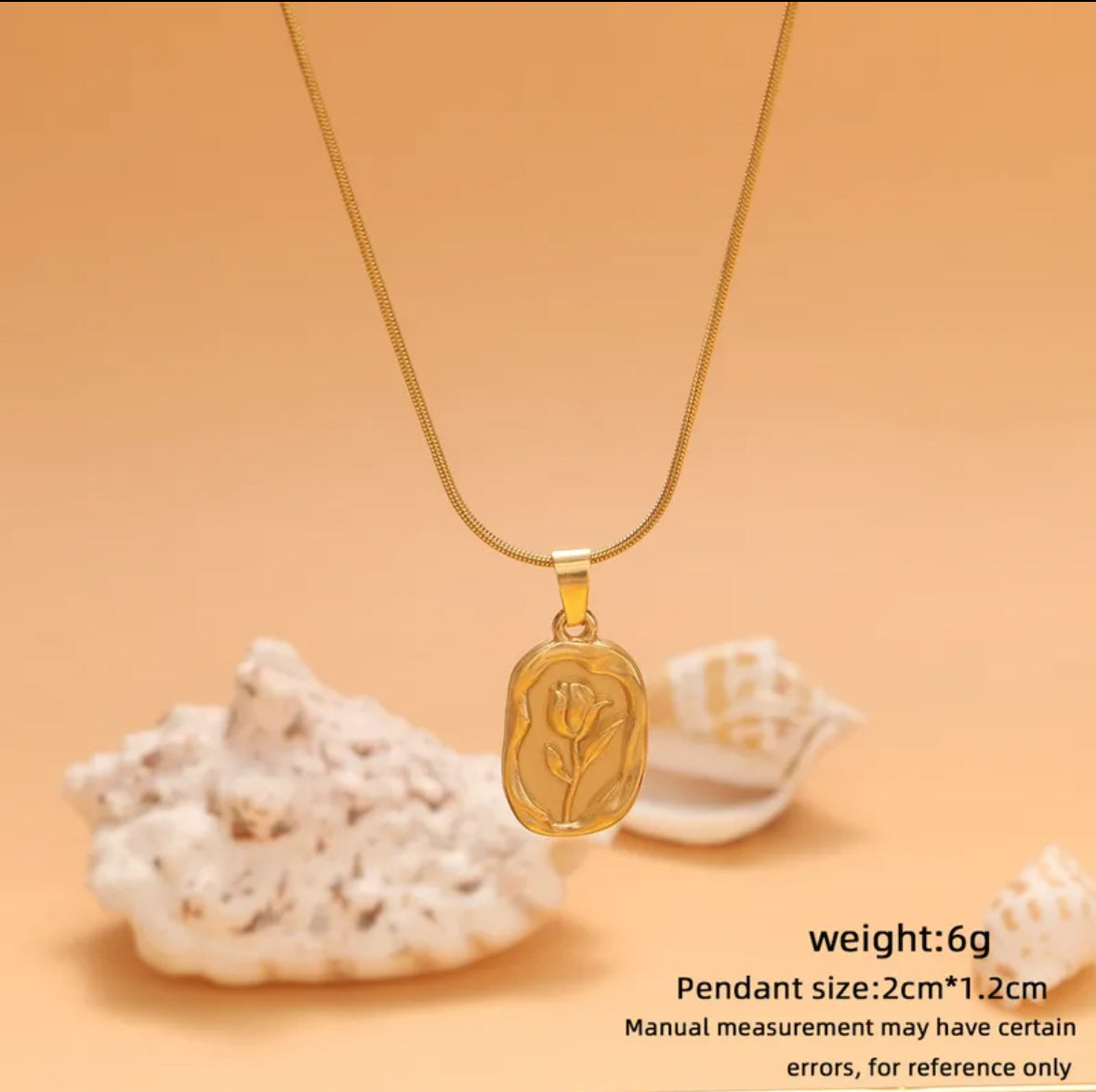 Golden Tulip Necklace