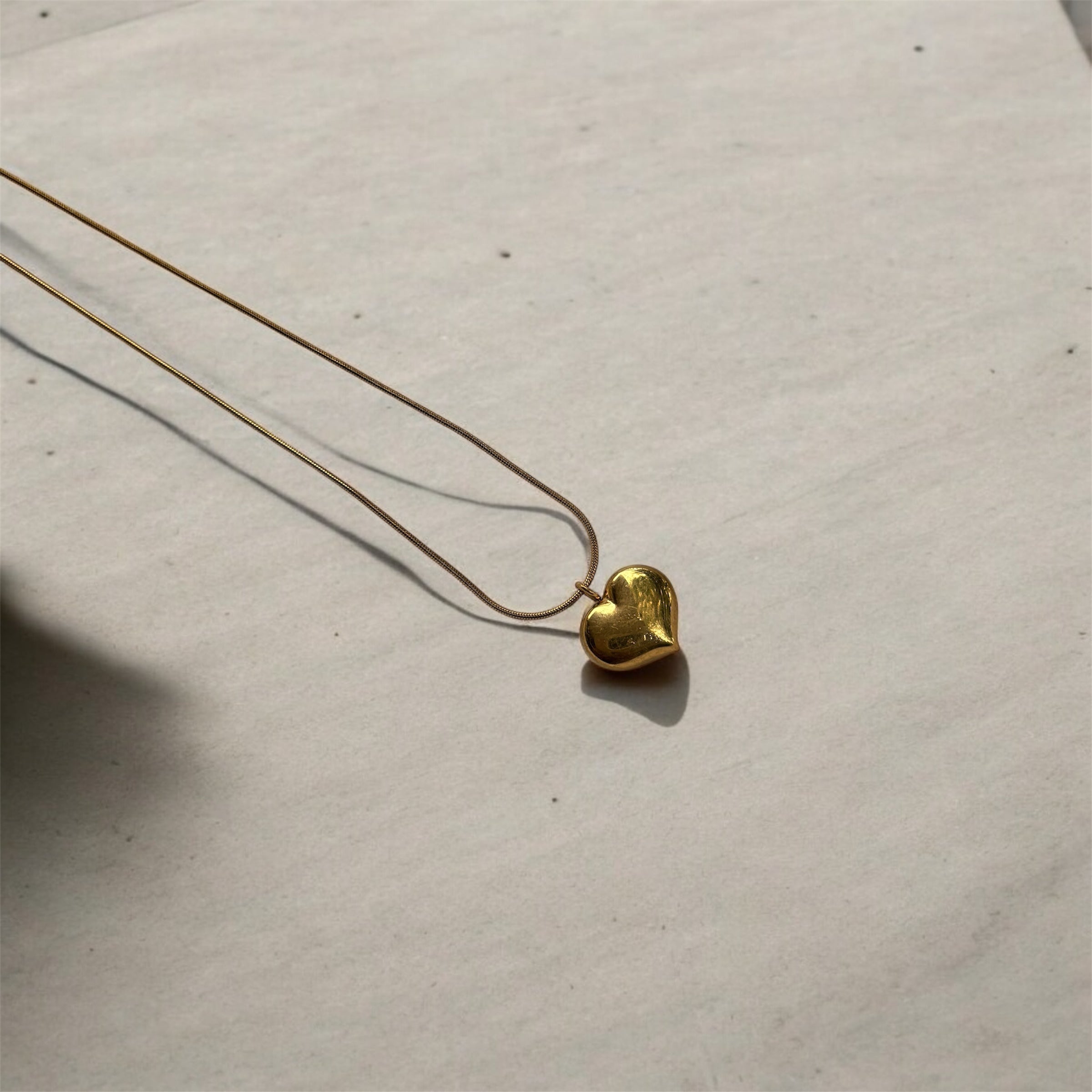 Golden Heart Necklace