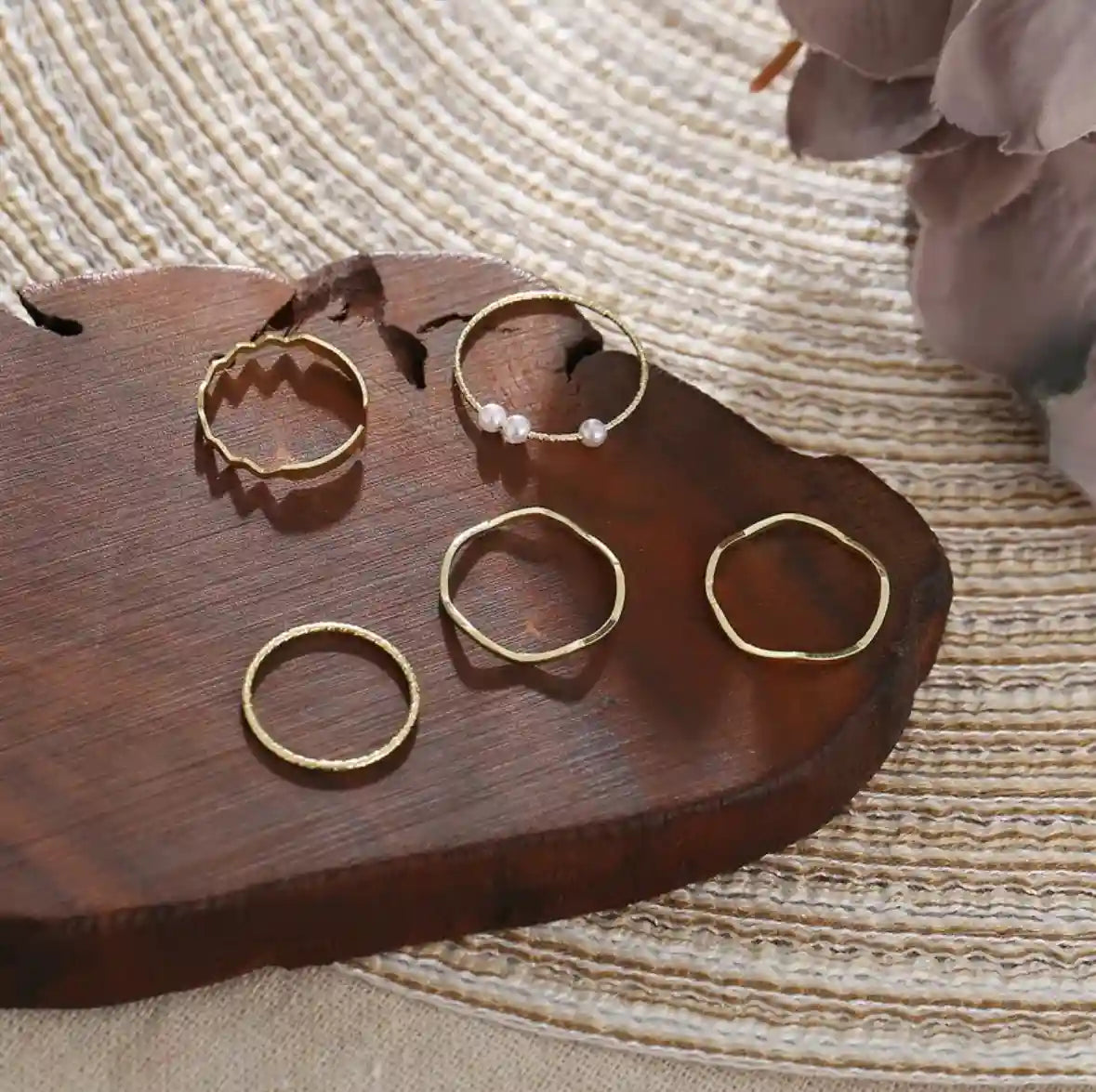 Zig Zag Ring (Pack Of 5)